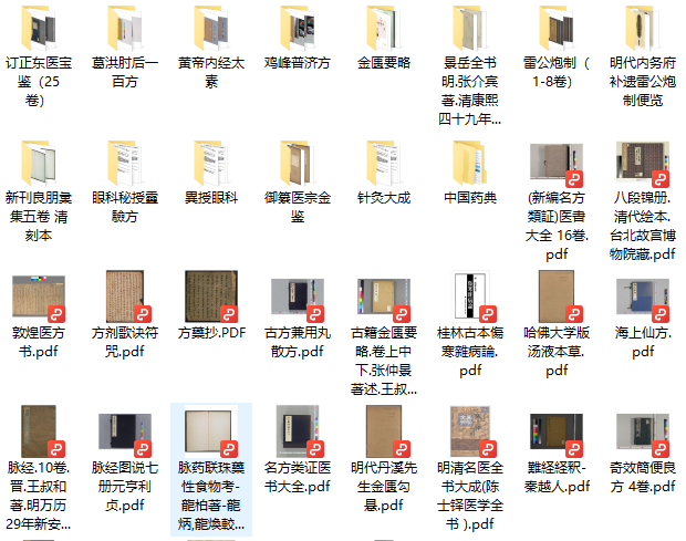 古籍医书资料123套-45.6GB
